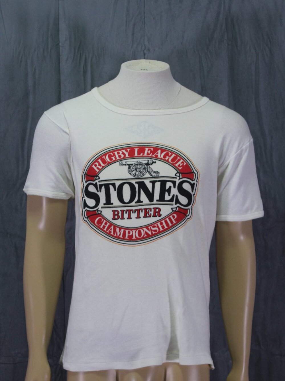Vintage Rugby Shirt - Rugby League Stones Bitter Championship - Mens Large